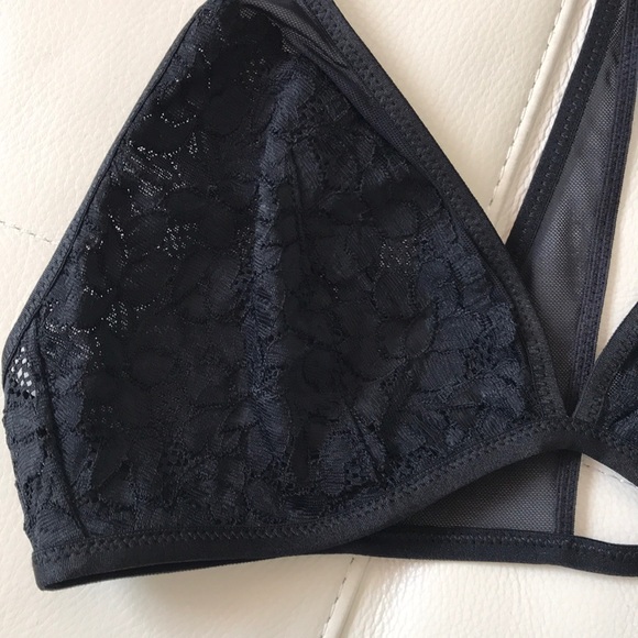 NWT BLACK FREE PEOPLE INTIMATELY BRALETTE XS - Picture 3 of 8